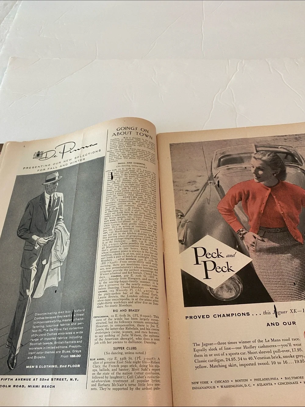 The New Yorker Magazine Sept. 17, 1955 - Muted Blue & Gray